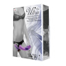 Женский фиолетовый страпон с вагинальной вибропробкой Ultra - 17,5 см. купить в секс шопе