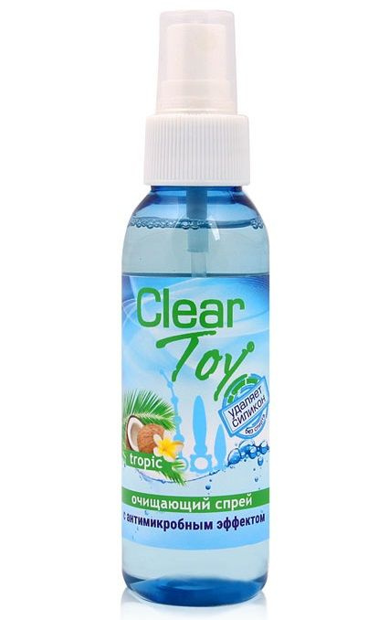 Очищающий спрей для игрушек CLEAR TOY Tropic - 100 мл. купить в секс шопе