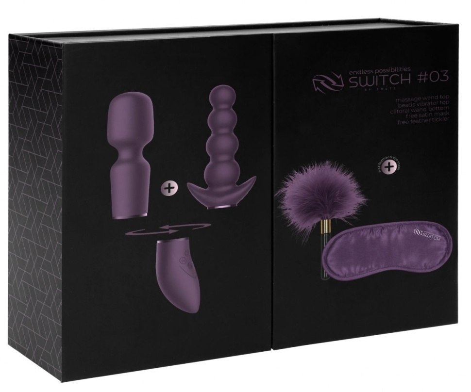 Фиолетовый эротический набор Pleasure Kit №3 купить в секс шопе