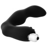 Черный вибромассажер простаты FantASStic Vibrating Prostate Massager - 11,3 см. купить в секс шопе