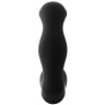 Черный вибромассажер простаты FantASStic Vibrating Prostate Massager - 11,3 см. купить в секс шопе