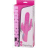 Розовый вибратор-кролик с анальным отростком E-RABBIT TRIPLE PLAY - 19 см. купить в секс шопе