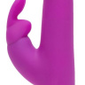 Лиловый вибратор Curve Thrusting Rechargeable Rabbit Vibrator - 24,1 см. купить в секс шопе