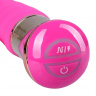 Ярко-розовый спиралевидный вибратор - 21 см. купить в секс шопе