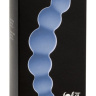 Синяя упругая анальная цепочка Flexible Wand - 18 см. купить в секс шопе