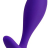 Фиолетовая удлиненная анальная втулка  - 7,2 см. купить в секс шопе