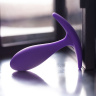 Фиолетовая удлиненная анальная втулка  - 7,2 см. купить в секс шопе