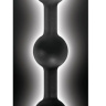 Черная цепочка анальных шариков  Soft Balls Jr. - 29 см. купить в секс шопе