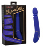 Синий вибратор с поступательными движениями Shameless Slim Thumper - 22,75 см. купить в секс шопе