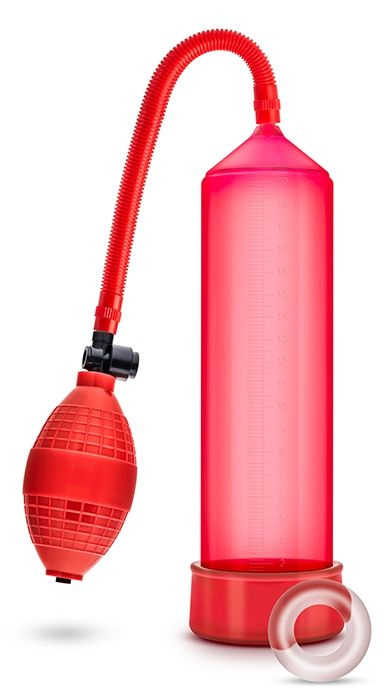 Красная вакуумная помпа VX101 Male Enhancement Pump купить в секс шопе
