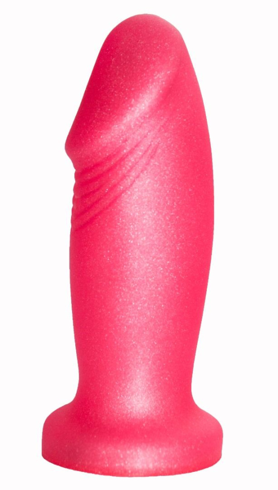 Розовая пробка-фаллос - 13,7 см. купить в секс шопе