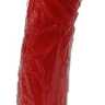 Красный вибратор-реалистик Jeff - 19,5 см. купить в секс шопе