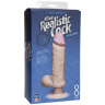 Вибромассажер-реалистик на присоске The Realistic Cock ULTRASKYN Vibrating 8”- 23,5 см. купить в секс шопе
