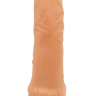 Реалистичный страпон телесного цвета - 19,3 см. купить в секс шопе