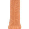 Реалистичный страпон телесного цвета - 19,3 см. купить в секс шопе