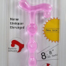 Розовый анальный стимулятор - 22 см. купить в секс шопе