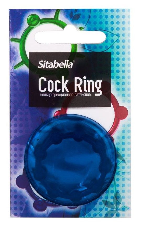 Эрекционное латексное кольцо с рельефом купить в секс шопе