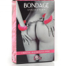 Розовые наручники с кристаллами BONDAGE купить в секс шопе