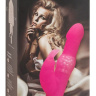 Розовый вибромассажёр с клиторальным отростком Rabbit Pearl - 26,5 см. купить в секс шопе
