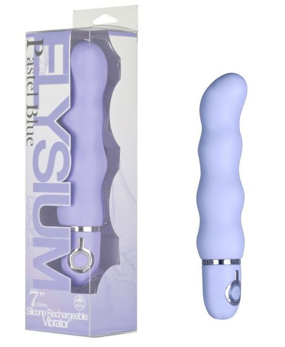 Фиолетовый вибратор с наплывами - 17,8 см.  купить в секс шопе