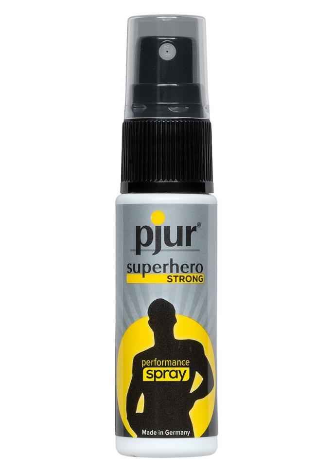 Спрей-пролонгатор длительного действия pjur SUPERHERO Strong Spray - 20 мл. купить в секс шопе