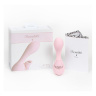 Розовый вакуум-волновой массажер с двойной стимуляцией Irresistible Mythical купить в секс шопе