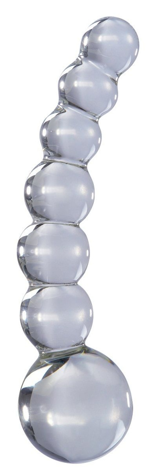 Прозрачный стеклянный стимулятор Icicles №66 - 12 см. купить в секс шопе