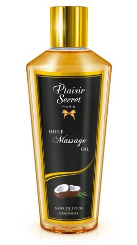 Массажное масло для тела с ароматом кокоса - 250 мл. купить в секс шопе