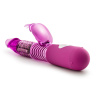 Розовый вибратор с клиторальной стимуляцией Luxe Rabbit - 26 см. купить в секс шопе