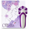 Фиолетовый оросимулятор Clitella со сменными насадками для вращения купить в секс шопе