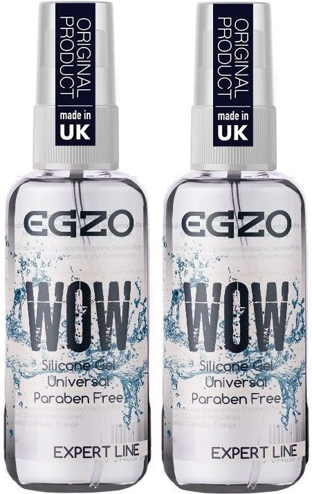 Набор универсальных смазок на силиконовой основе EGZO WOW Expert Line - 2 х 50 мл. купить в секс шопе