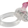 Эрекционное кольцо со стимулятором клитора Little Rabbit купить в секс шопе
