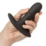 Черный массажер простаты с браслетом-пультом Eclipse Wristband Remote Beaded Probe - 12,75 см. купить в секс шопе