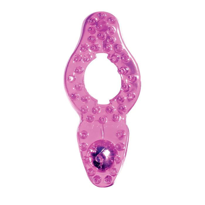 Розовое эрекционное колечко с шипами Wonderful Womanizer купить в секс шопе