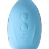 Голубой клиторальный вибростимулятор-ракушка купить в секс шопе
