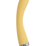 Желтый вибратор Calla - 22 см. купить в секс шопе