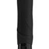 Элегантный чёрный перезаряжаемый вибратор BIG BOSS G5 - 23,5 см. купить в секс шопе