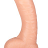 Телесный фаллоимитатор с присоской - 14,5 см. купить в секс шопе