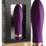 Фиолетовый закрученный мини-вибратор Twister - 14 см. купить в секс шопе