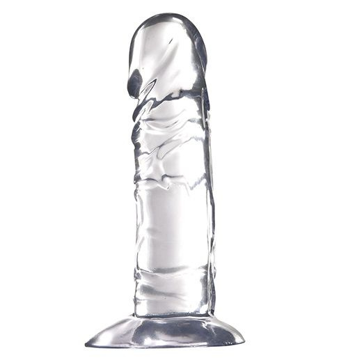 Гелевый фаллоимитатор на присоске JELLY JOY RADIANT - 16,5 см. купить в секс шопе