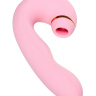 Нежно-розовый многофункциональный стимулятор клитора Juna - 15 см. купить в секс шопе