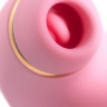 Нежно-розовый многофункциональный стимулятор клитора Juna - 15 см. купить в секс шопе