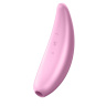 Розовый вакуум-волновой стимулятор Satisfyer Curvy 3+ купить в секс шопе