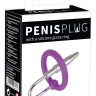 Уретральный плаг с силиконовым кольцом под головку Penis Plug купить в секс шопе