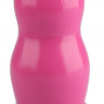 Розовая гладкая анальная втулка - 15,5 см. купить в секс шопе