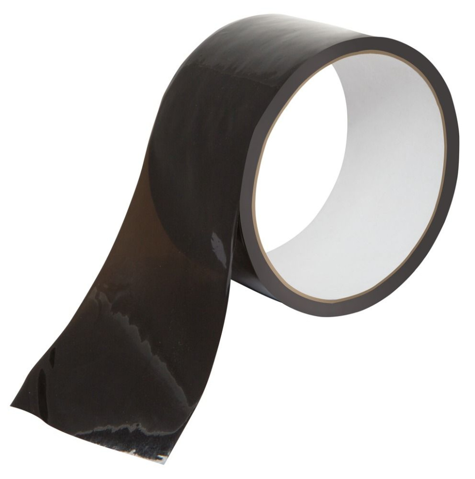 Чёрная бондажная лента Bondage Tape - 18 м. купить в секс шопе