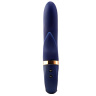 Темно-синий вибратор-кролик Atropos - 23 см. купить в секс шопе