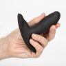 Черный массажер простаты с пультом-браслетом Eclipse Wristband Remote Pulsing Probe - 11,5 см. купить в секс шопе