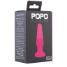 Розовая анальная втулка с закруглённой головкой POPO Pleasure - 12,4 см. купить в секс шопе