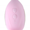 Нежно-розовый клиторальный вибростимулятор-ракушка купить в секс шопе